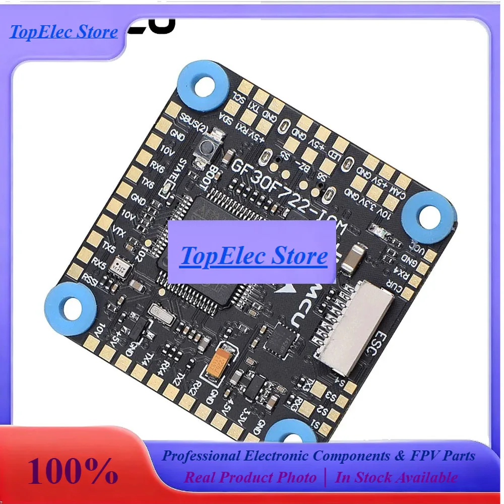 ToPssJHEMCU GF30F722-ICM 42688P F7 Flight Control Dual BEC 5V 10V OSD HD 3-8S Input 30X30mm For RC FPV Freestyle HD Parts