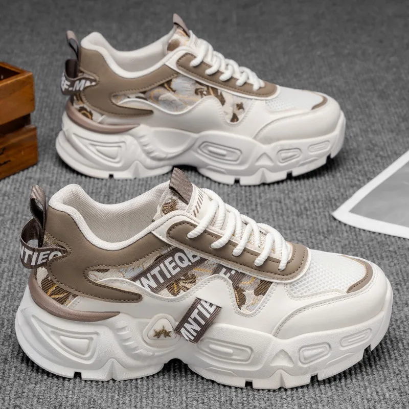 

Мужская повседневная спортивная обувь, осень 2023, Нескользящая сетчатая дышащая уличная обувь для бега, студенческие модные мужские кроссовки Zapatillas