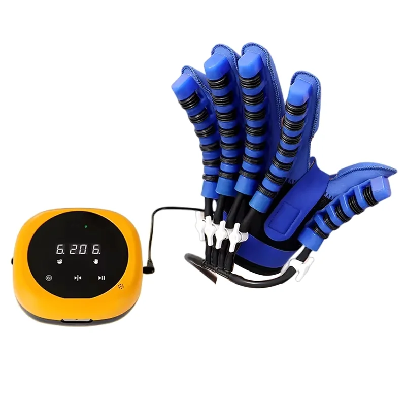 

A49Z Electric Training Gloves Intelligent Pneumatic Comfortable Efficient EU Plug For Rehabilitation Training Left Hand