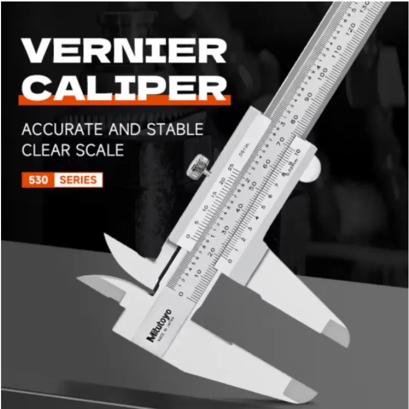 

Mitutoyo Vernier Caliper High Precision 0.02mm Measurement Scale Gauges Vernier Caliper 0-150/200/300mm Accurate Measuring Tools