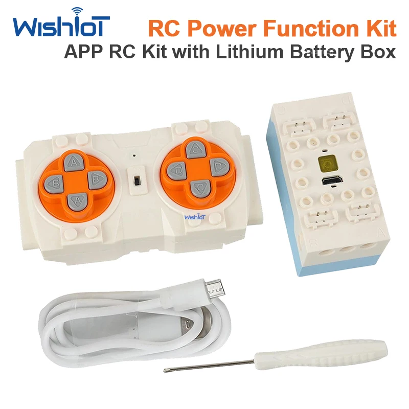 Remote Control Set M-0018 4.0 Youth Edition APP Programming Control + Lithium Battery Set for DIY RC Car Robot Projects