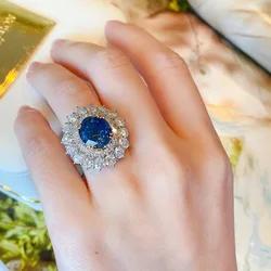 Princess Diana AAAAA Cz Finger Ring Silver Color Party Wedding band Rings for Women Bridal Promise Engagement Jewelry