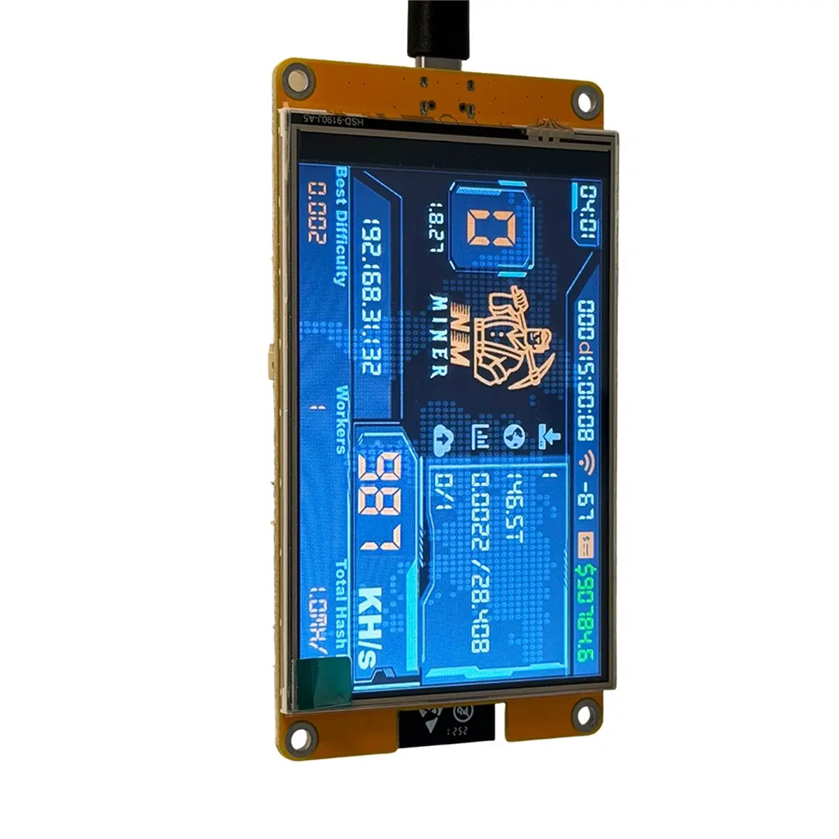 

Супергорячая распродажа: 4-дюймовая плата для майнинга Bitcoin ESP32 Crypto Solo Lottery Miner 987KH/S