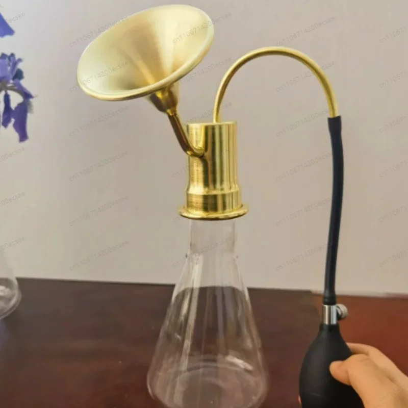 Suitable for glass  funnel scent device Brass scent device Baijiu essential oil perfume scent coffee beans
