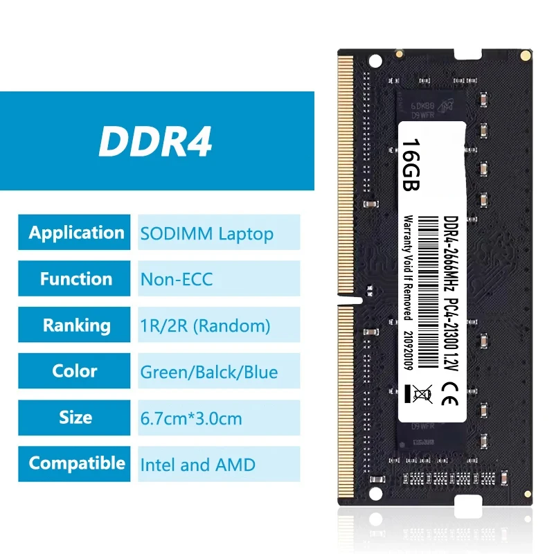 DDR4 4GB 8GB 16GB Laptop Memoria Ram PC4 17000 19200 21300 25600 260Pin 1.2V 2400 2666 3200Mhz Sodimm Notebook Memory Ram - view 3