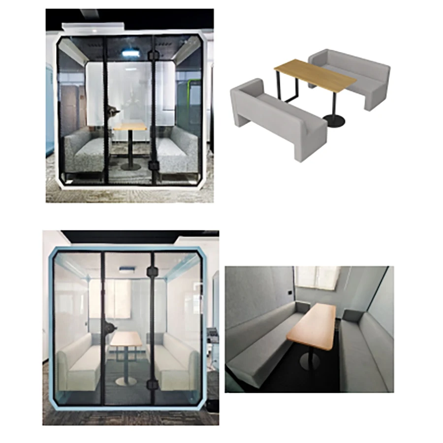 Quiet and Soundproof Acoustic Pods Peaceful Mute Room Chambers Soundproof Pod Soundproof Booth Soundproofs Mobile Phone Booth