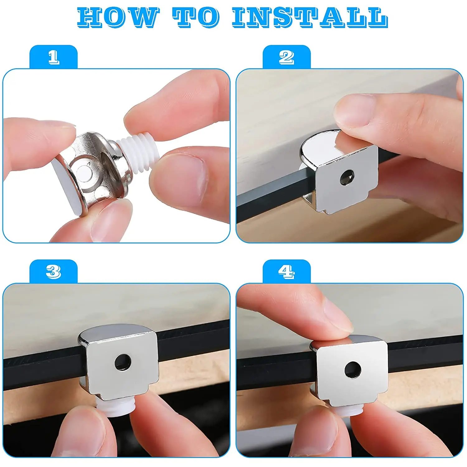 قابل للتعديل الفولاذ المقاوم للصدأ المشبك ل أندر 3 برو ، مقاطع السرير الساخن ، ملحقات طابعة ثلاثية الأبعاد ، V2 ، CR-20 ، CR-10S ، الزجاج ، 12 قطعة ، 4 قطعة