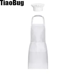Mens Womens Chef Costume Set Unisex Adult Halter Lace-up Apron with Adjustable Cook Hat for Kitchen Restaurant Hotel Bakeshop