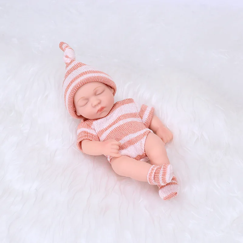 Puppenkleidung für 20cm Reborn-Puppen Set für 7,87 Zoll Pullover Overall Puppenkleidung DIY Anziehspielzeug Puppenzubehör – Detail 11