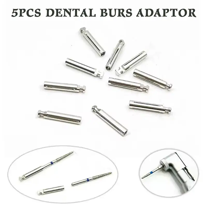 

Адаптер для стоматологических боров, конвертер из нержавеющей стали, адаптер для стоматологических боров FG на RA, с 1,6 мм на 2,35 мм, стоматологические инструменты