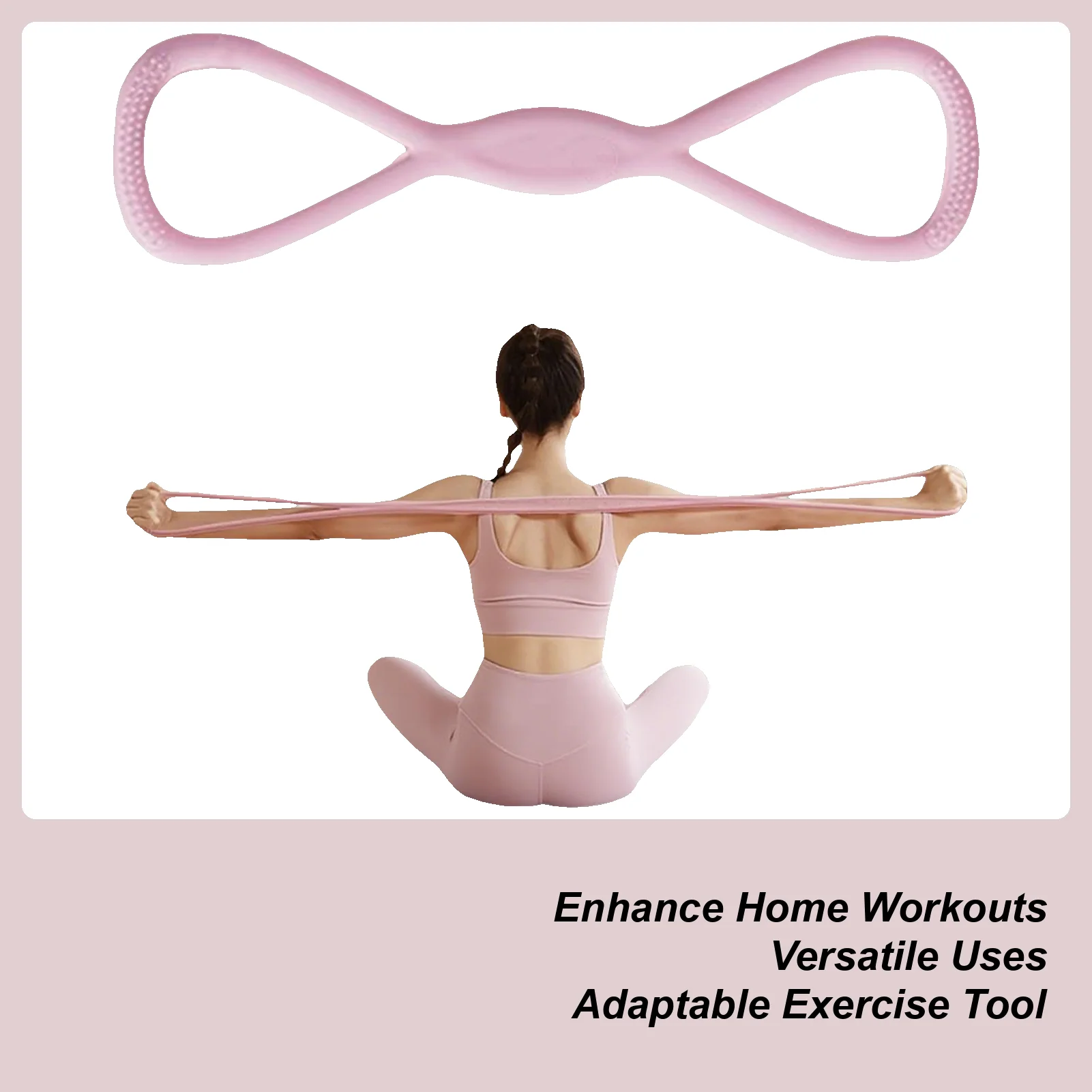 

Elastic Exercise Bands Non-slip Stretch Bands Workout Rope Chest Expander Arm Exerciser Body Stretching Flexbands For Indoor