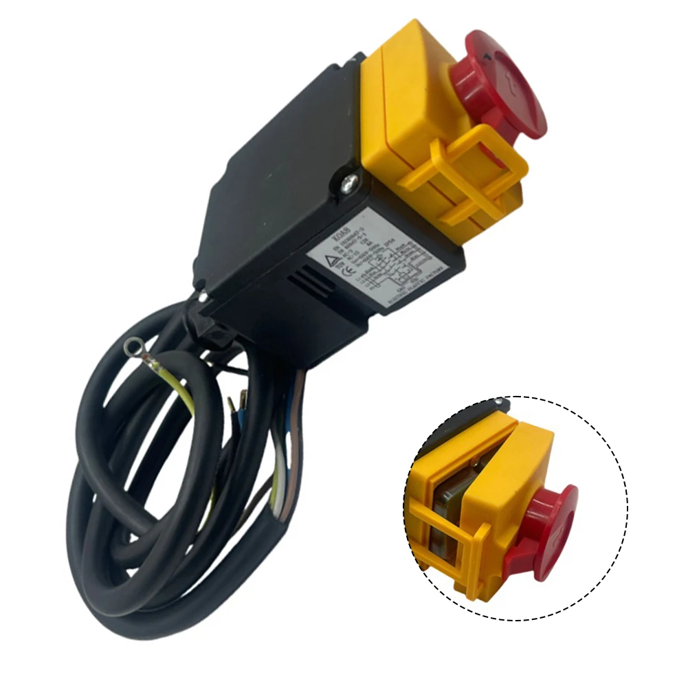 Electromagnetic Switch Undervoltage Protection Industrial Machinery Operations Red Transparent Housing For Milling