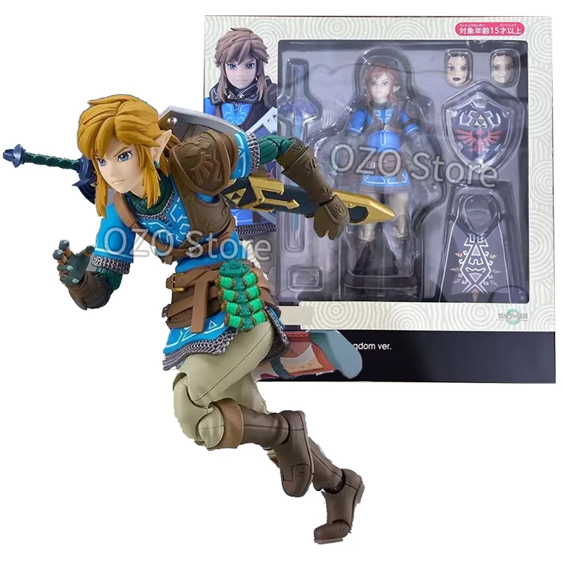 The Legend Of Zelda Figma 626 Link Tears Of The Kingdom Figur Of The Wild Anime Action Figur Statue Modelle Puppen Spielzeug Geschenke