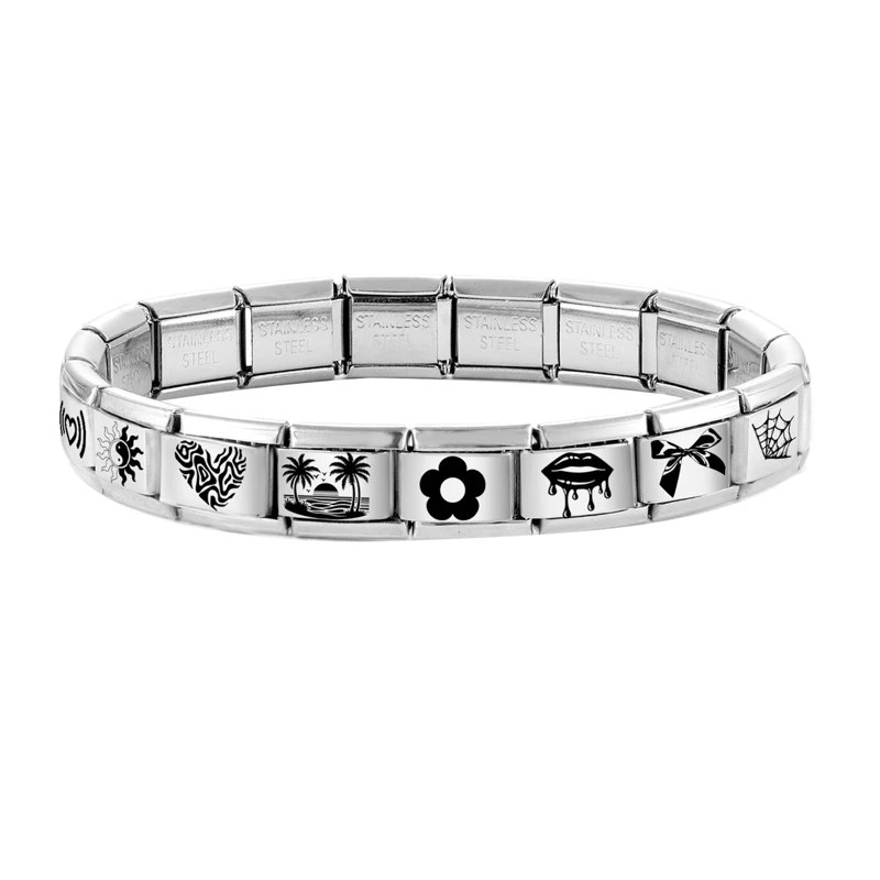 جديد جميل الحيوانات الأليفة القطط والكلاب وصلات سحرية إيطالية تناسب 9 مللي متر سوار الفولاذ المقاوم للصدأ النساء الرجال DIY بها بنفسك صنع المجوهرات