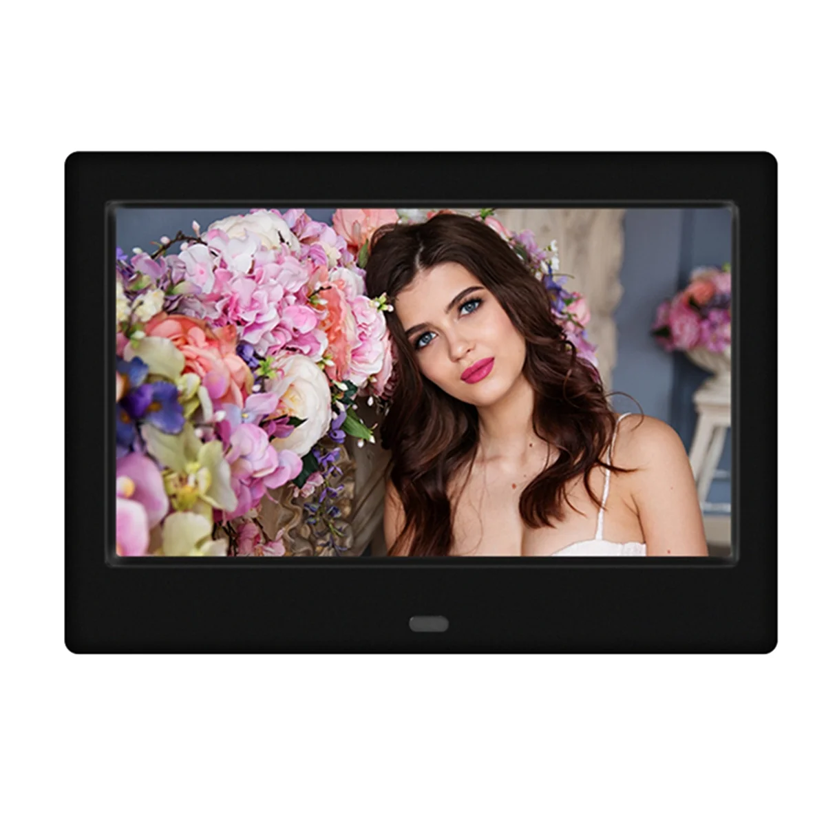 7 Inch HD Digital Photo Frame 800x480 LED Smart Electronic Photo Album LCD Photo Frame with Remote Control-EU Plug A