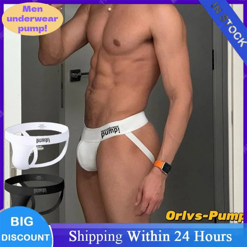 

1/2/4 PCS Men Sexy Underwear High Quality Cotton Underpants Gay Man's Briefs Thong Jockstrap Low Waist Mens Thongs and G Strings