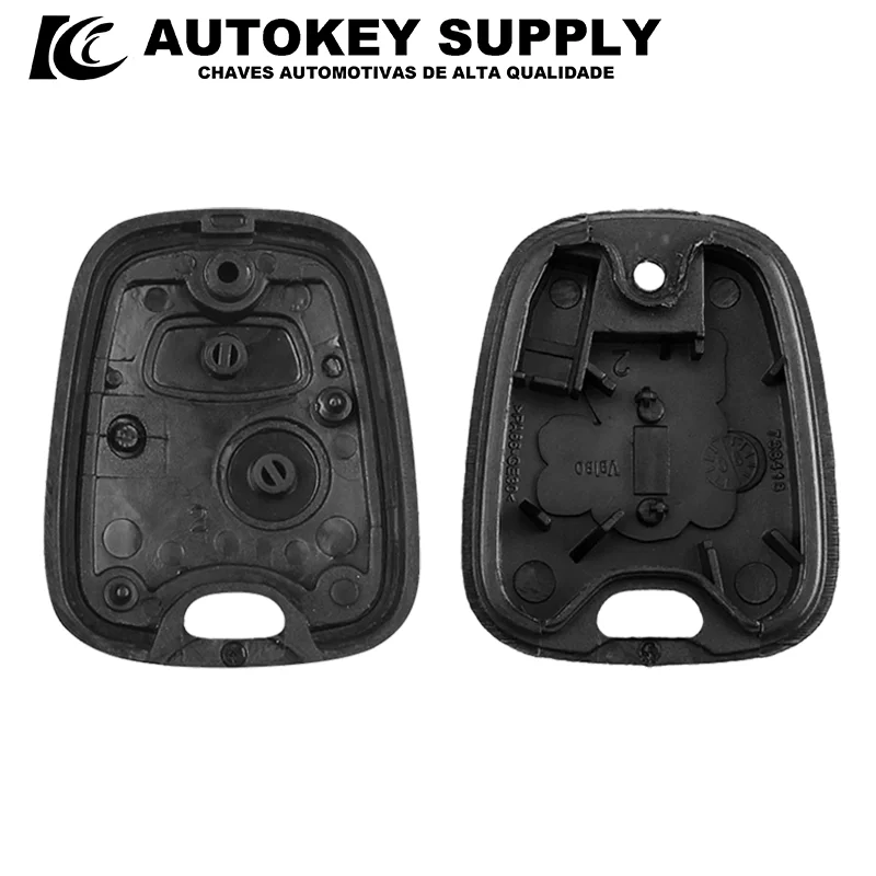 Autokey 교체 자동차 키 케이스 쉘, 푸조 307, 시트로엥 C2 C3 C4 C6 용, 2 버튼 공급