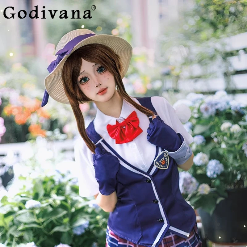 Gioco bidimensionale Moda Set completo Donna Quinta personalità Cos Giardiniere Gonna Abiti Animazione femminile Abiti cosplay