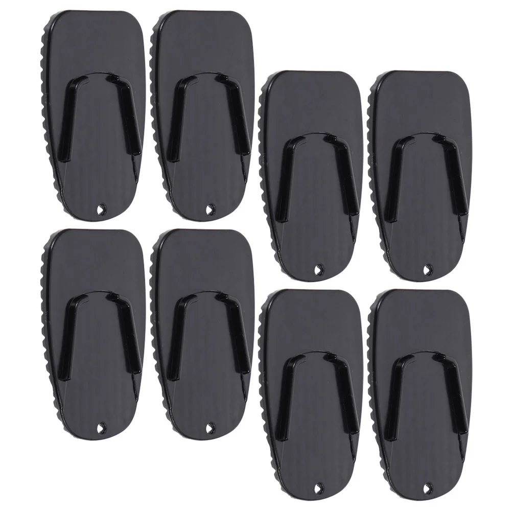 

8 Pcs Motorcycle Mats Foot Side Stands Kickstand Pad Motorbike Support Bracket Pads Cushion Supplies Abs Plates Accessory