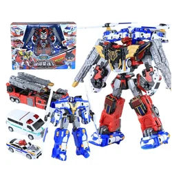 Tobot Brothers Korea Anime  Cartoon Transformation Robot ToysDeformation Car Airplane Action Figures Vehicle Children Boy Gifts