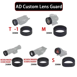 TL1 M300 M600 X300 X400 X300V White light LED Flashlight AD Custom Lens Guard For Red Dot Sight Protector 26/28/30/38MM Cover