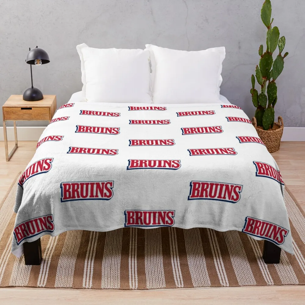 The Belmont Bruins Logo Throw Blanket manga Thermal Picnic Designers Blankets