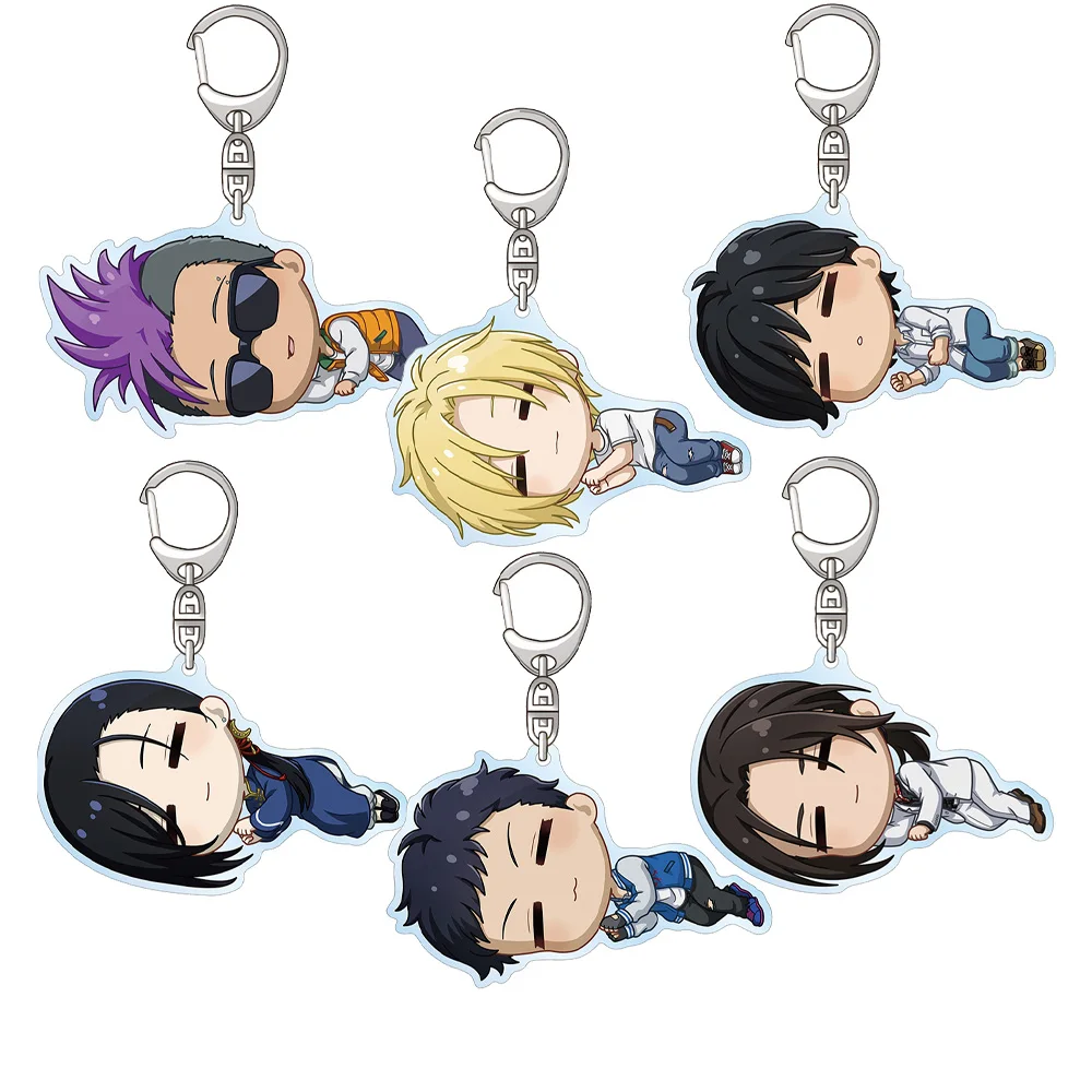 الموز الأسماك الرماد الوشق Okumura Eiji Ibe shunichi ماكس لوبو غريفين كالينري جيسيكا لاندي سلسلة مفاتيح مصنوعة من الأكريليك حقيبة قلادة الهدايا #1