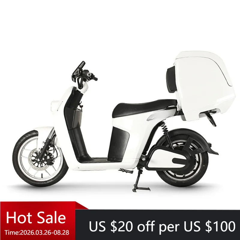 Scooter Eléctrico Inteligente Tc Elyx Smart Factory, Motocicleta Eléctrica Compartida de 2000W, Scooter Eléctrico para Adultos de 45KMH y 60V para Entrega de Comida