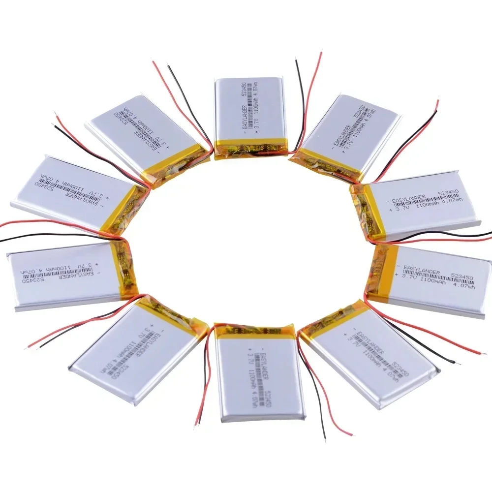 PURFIELD 3.7V 103450   Bateria litowo-polimerowa 2000 mAh Akumulator do MP5 Zabawki Kamery Głośniki GPS Bluetooth Duża pojemność