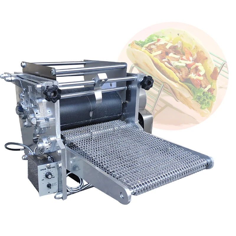 110V 220V Roti Maker Corn Tortilla Making Machine Corn Chapati Press Roll Tortilla Machine Corn Taco Maker Machine