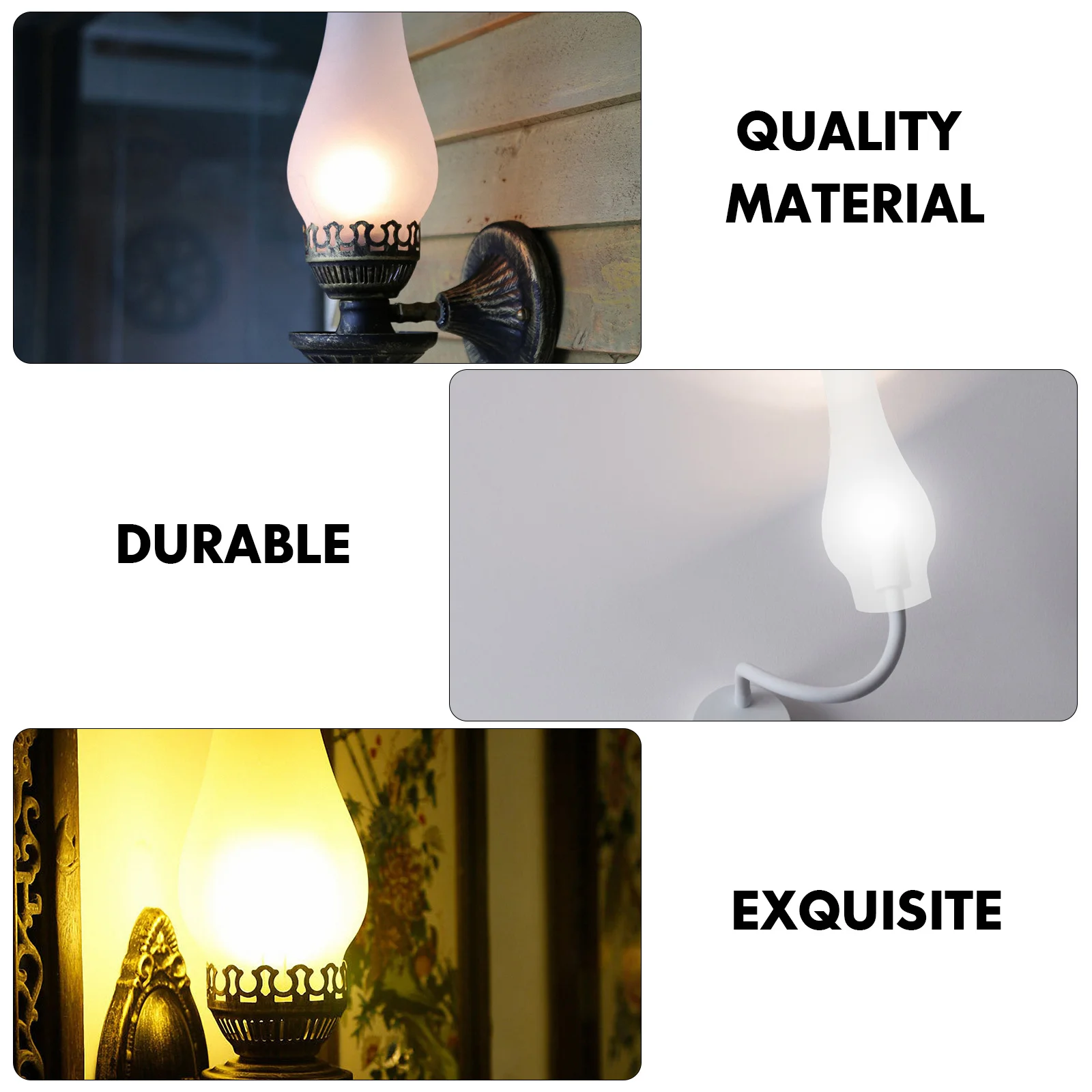 

1Pcs Frosted Glass Lampshade Vintage Wall Lamp Cover Decorative Wall Light Cover Accessory for Home Bedroom Glass Light Shade