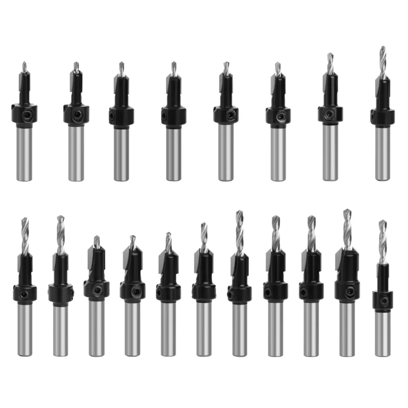 Countersink Drill Woodworking Drill Bit Drilling Holes For Screw Counter Bore Drill Screw Countersunk 8/10MM Shank