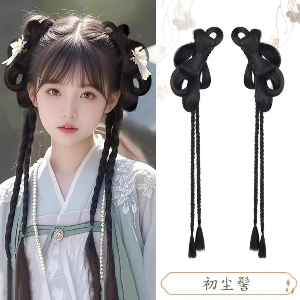 

‌Instant Hanfu Hair Kit - All-in-One Clip-on Ancient Chinese Bun with Padding‌ ‌Ancient Chinese Hair Set