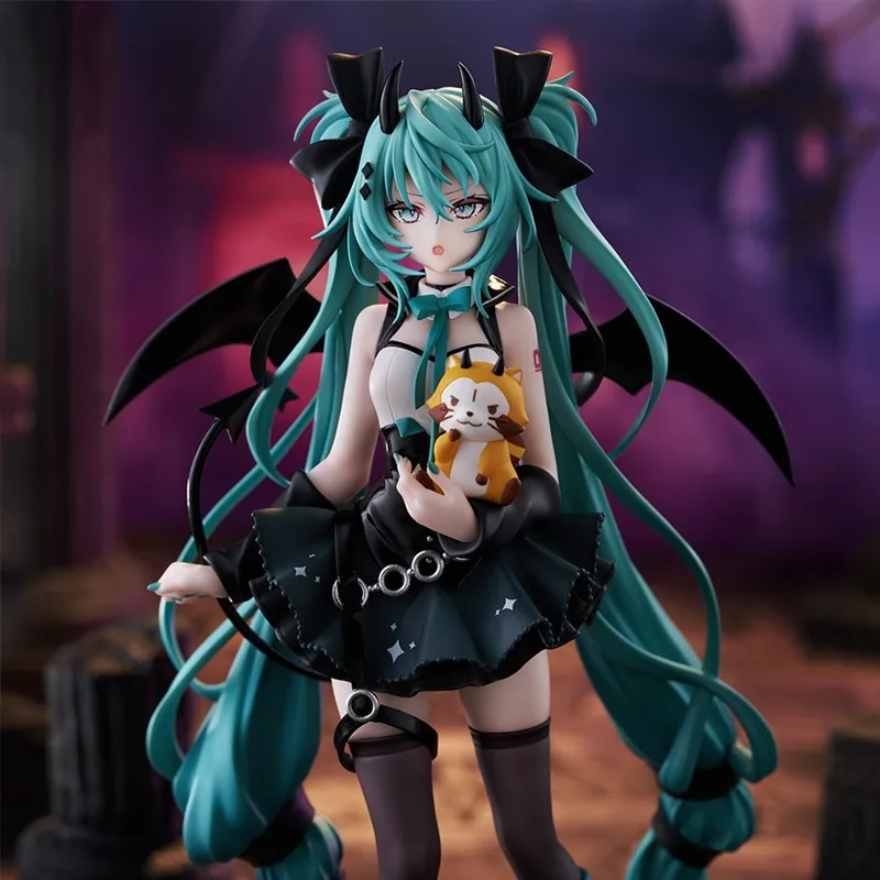 Bandai Banpresto TTI Vocaloid HATSUNE MIKU Dämon Anime Figur Original Echte Desktop Ornamente Modell Geburtstag Geschenk Kinder Spielzeug