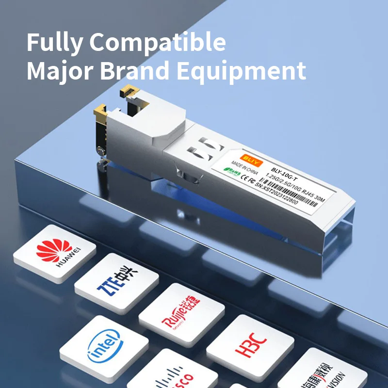 10G SFP electrical port module SFP-10G-T RJ45 optical to electrical module