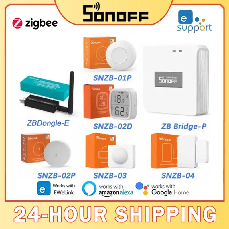 

Датчик SONOFF Zigbee 3,0 Bridge Pro/T & H/датчик двери/переключатель/датчик движения/Фотогалерея/01P/02P/03 управление через Ewelink Alexa