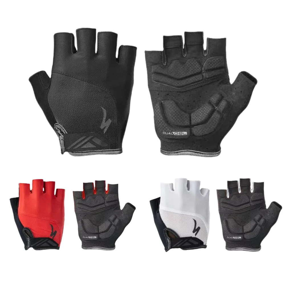 

SPECIALIZ Lightning BG DUAL GEL Shock-absorbing short finger gloves for men and women on road and mountain bikes