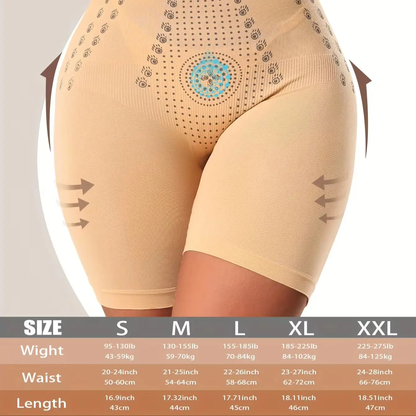 1pc High Waist Seamless Women's Shapewear Lift Buttocks Tighten Abdomen Control Underwear Waist Trainer Sheath Felt Belly Panty