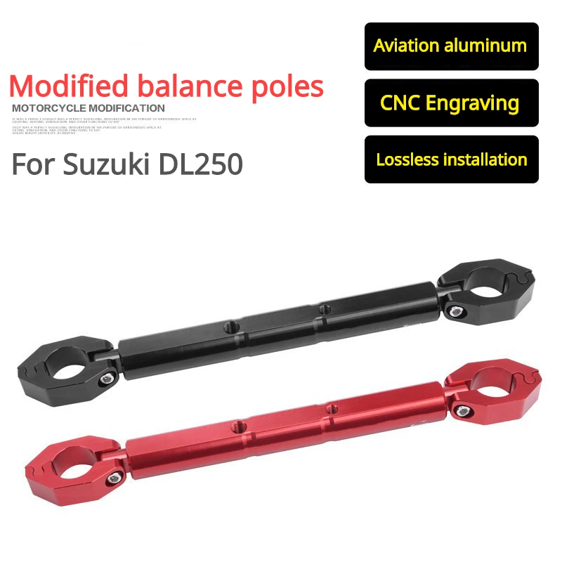 

Universal 22mm CNC Motorcycle Balance Bar Crossbar Strengthen Handlebar Extended Adiustable Reinforce Lever For Suzuki DL250