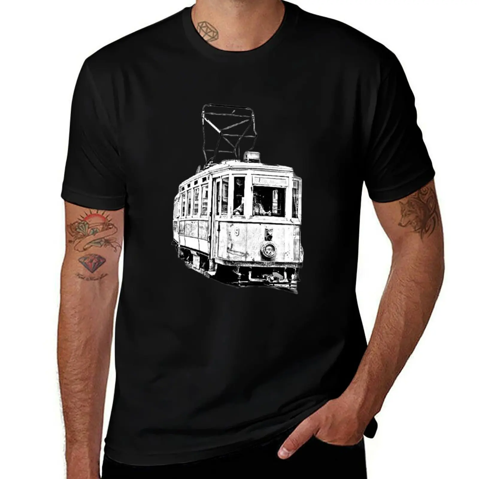 Tram Tram Train Electrico T-Shirt funny t shirts cotton T-Shirt