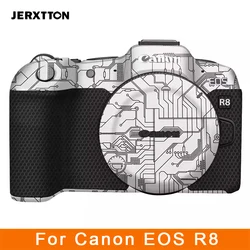 EOS R8 Mirrorless Camera Wrap Skin Vinyl Body Protective Sticker Premium 3M Texture Ultra Slim Film Decals Cover for Canon EOSR8