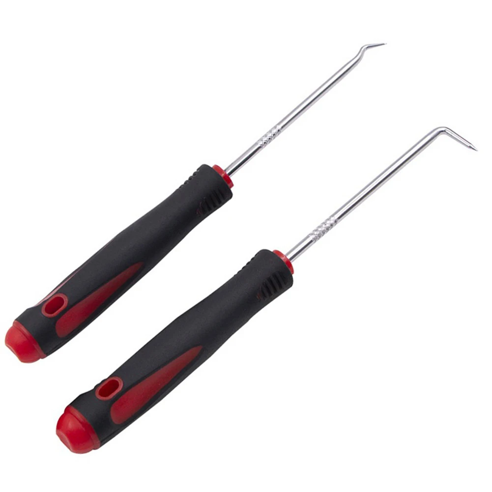 2PCS Car Pick Hook Tool O Ring Oil Seal Gasket Puller Remover Craft Hand Tools 90/135 Degrees Hooks 160mm Hand Tools