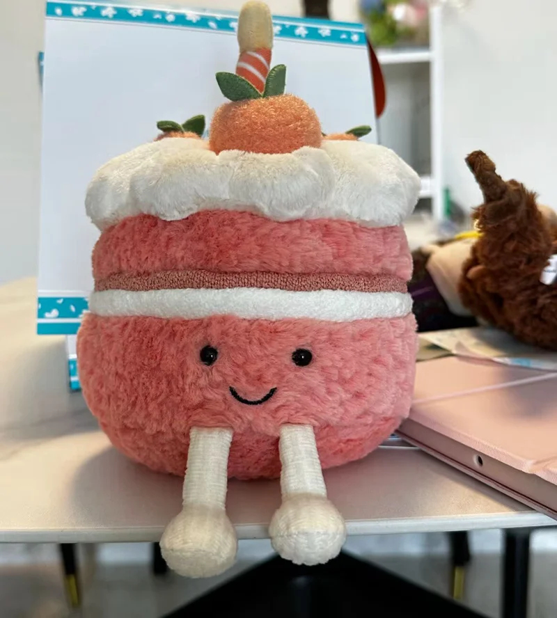 23 センチメートルかわいいケーキ枕面白い家の装飾ギフトケーキ人形子供の誕生日プレゼント