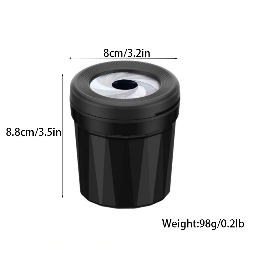 Removable Metal Liner, Portable Ash Storage Box to Prevent Ash from Flying Away, Suitable for Use in the Car, Travel, and the Office