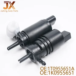 1T0955651A Windshield Wiper Water Cleaning Nozzle Motor Pump For POLO Passat B7 CC Golf Tiguan Bora Scirocco NEW 1K0 955 651