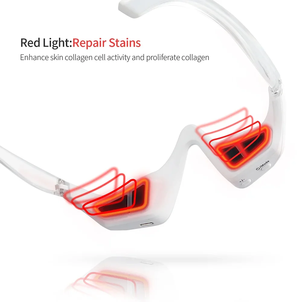 EMS micro current eye protection device, 3D eye massage device, red light glasses, eye massage, fatigue relief, wrinkles