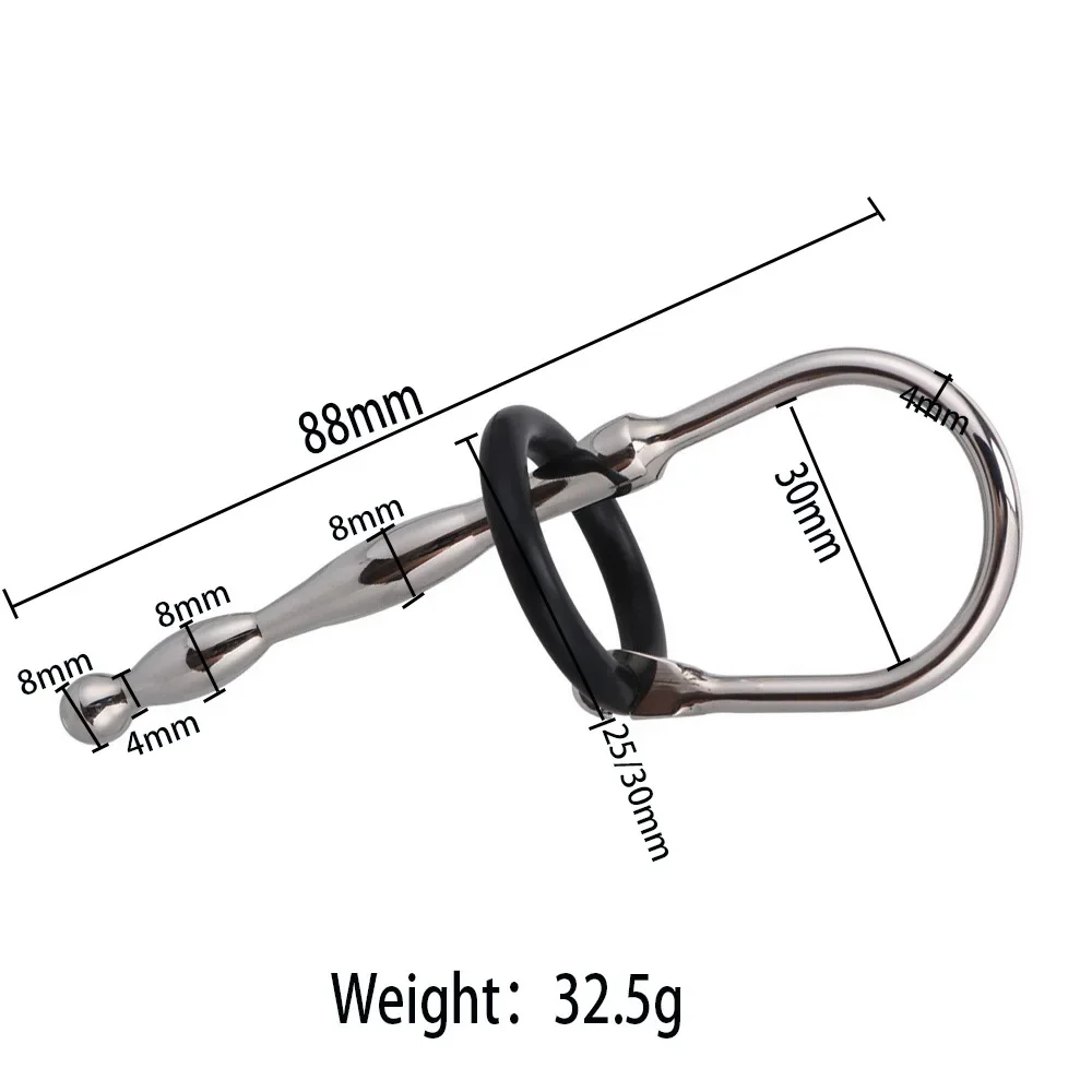 Male Masterbator Anal Sounds Urethral Dilators Catheters Stainless Steel Penis Plug Male Chastity Sex Toys for Men Erotic Sex - Image 3