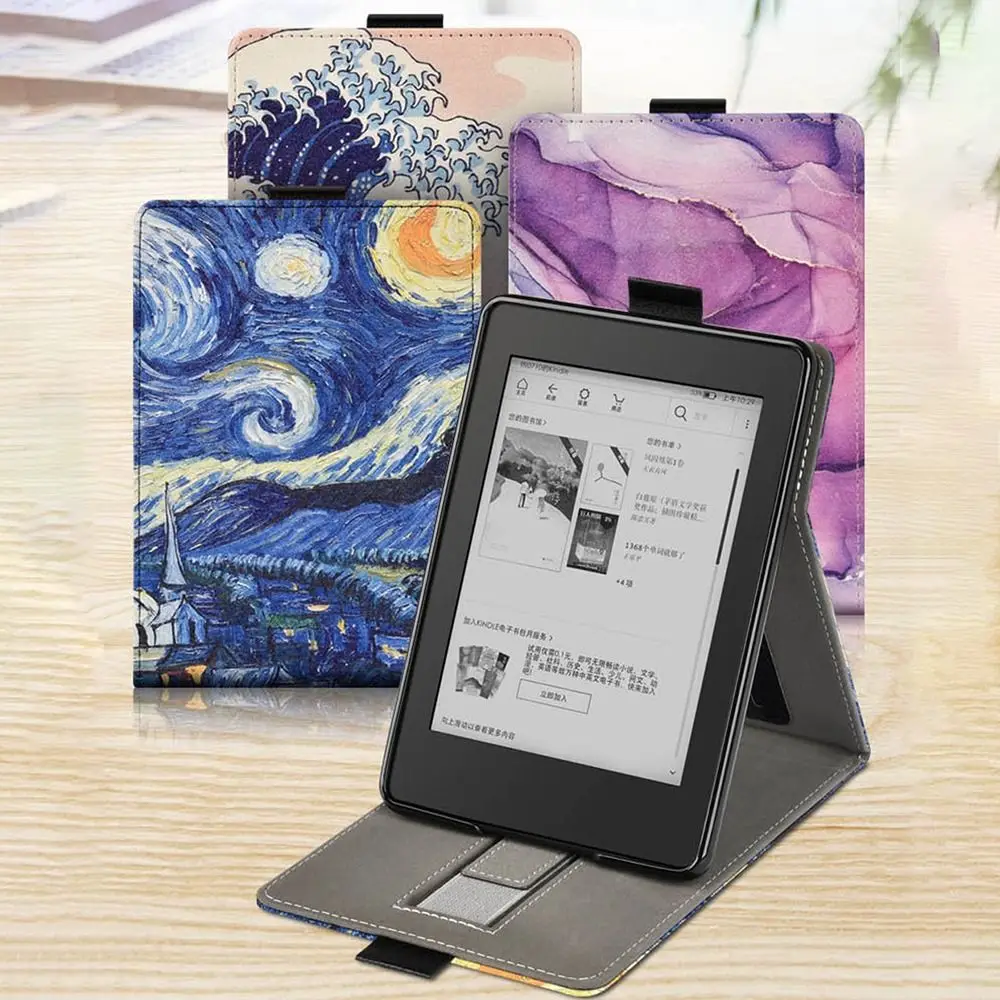 

11th Generation Smart Cover 6.8 Inch Card Holder e-Reader Stand Case Hand Support M2L3EK M2L4EK for Kindle Paperwhite 5