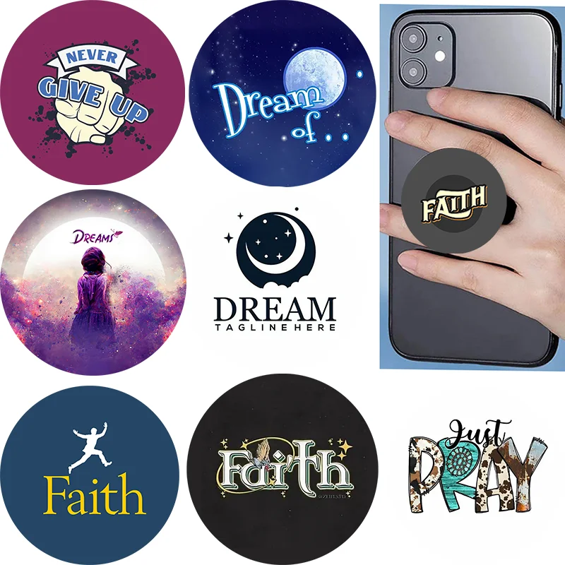 

Circle Phone Socket Popping Creative Image Ultra Lightweight Foldable Stand Suitable For Travel And Suitable All Types Of Phone
