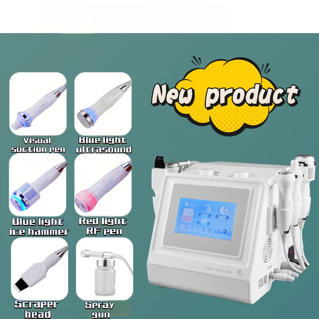 360-градусный визуальный маленький пузырьковый косметический инструмент, инструмент для скульптуры воды для удаления черных точек, чистки и инъекционного кислорода для быть